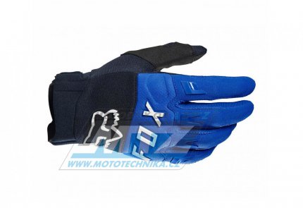 Rukavice motokros FOX DIRTPAW MX21 - modr - velikost M