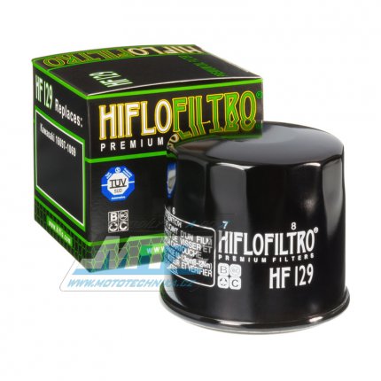 Filtr olejov HF129 (HifloFiltro) - Kawasaki Mule PRO-FXT + Mule PRO-FXT EPS + Mule PRO-FX + Mule PRO-FXR + Mule 2510 Diesel + Mule 3010 Diesel + Mule 4010 Diesel + Suzuki DF140