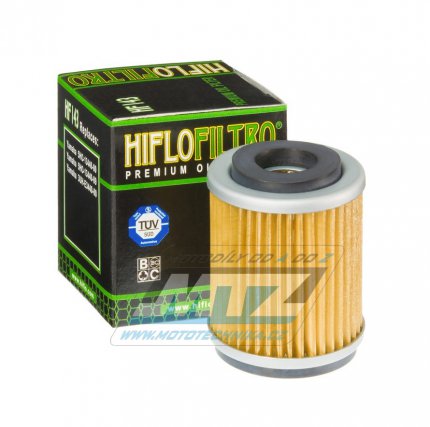 Filtr olejov HF143 (HifloFiltro) - MBK 125XC Flame + Yamaha YTM225 + YFM200 + YFB250 Timberwolf + YFM250 + SR125 + TW125 + XT125 + BW200 + TW200 + XT225 + TT225 + TT-R225 + TT-R230 +  TT350 + XT350 + TT600 + XC125T + 150 Fly One