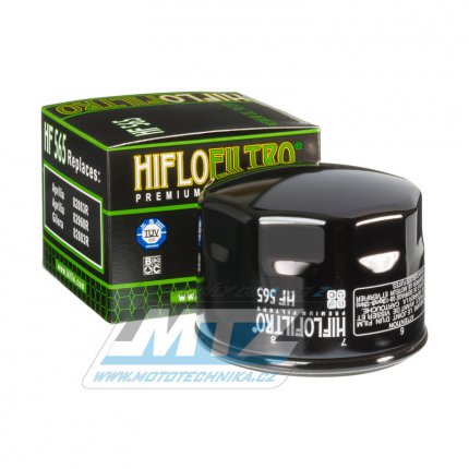 Filtr olejov HF565 (HifloFiltro) - Aprilia SL750 Shiver+SMV750 Dorsoduro+850 Mana+1200 Dorsoduro+1200 Caponord+850 SRV + Gilera 800 GP + Moto Guzzi 1400 California