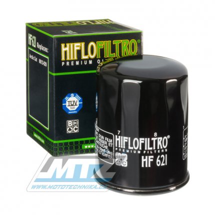 Filtr olejov HF621 (HifloFiltro) - Arctic Cat 350CR + 400 Alterra + 450 Core + TRV450 + 500 4x4 + 550 LTD + TRV550 + 650 H1 4x4 + TBX700 + TRV700 + TRV1000 + 650 Prowler + XTX700 Prowler + 1000 Wildcat + XTZ1000 Prowler + XT1000 Prowler