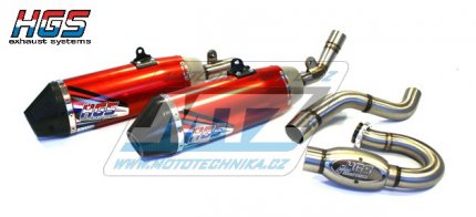 Vfuk kompletn (vfukov systm - 2x koncovka) HGS - Honda CRF450R / 17-20