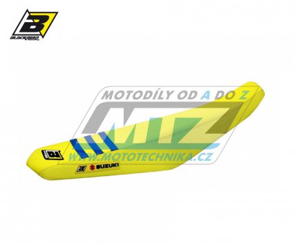 Potah sedla Suzuki RM125+RM250 / 01-11 - barva lut - typ potahu Replica Suzuki Restyle