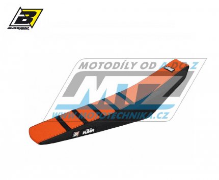 Sedlo kompletn KTM EXC+EXCF / 17-19 + SX+SXF / 16-18 - barva oranovo-ern - typ potahu ZEBRA - standardn vka