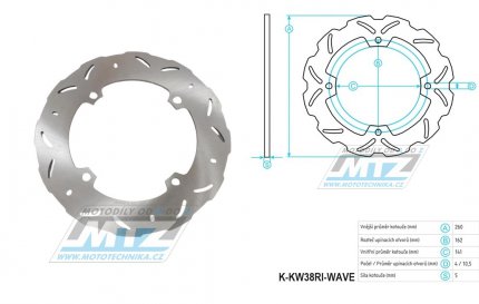 Kotou brzdov (260/141/4D) - Suzuki DL650 VStrom / 04-17 + DL1000 VStrom / 02-19 + DL1050 VStrom / 21-23 + Kawasaki KLV1000 / 04-06