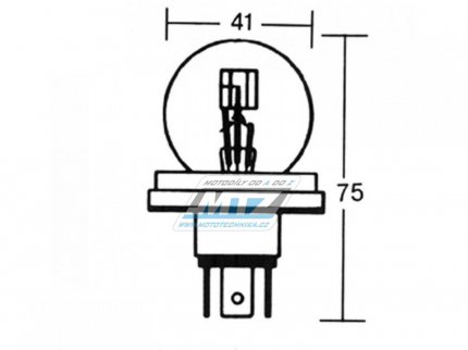 rovka R2 6V 45/40W P45t