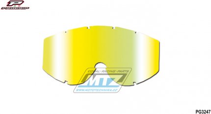 Sklo do brl Progrip 3247 Yellow Multi-Layered Mirrored Lens - lut, zrcadlov, multicolor