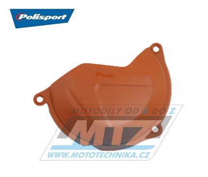 Kryt spojkovho vka KTM 450SXF / 13-15 + 450EXC / 12-16 + Husqvarna FC450 / 14-15 + FE450 / 14-16 - barva tmav oranov