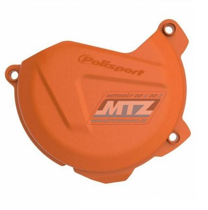 Kryt spojkovho vka KTM 250SXF / 13-15 + 350SXF / 11-15 + 250EXCF / 14-16 + 350SXF / 11-15 + 350EXCF / 12-16 + 350 Freeride / 12-17 + Husqvarna FC250+FC350+FE250+FE350 + Husaberg FE250+FE350 - barva oranov