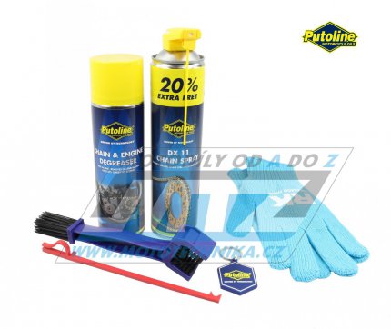 Sada na drbu etzu Putoline Chain Maintenance Kit pro offroadov motocykly a tykolky