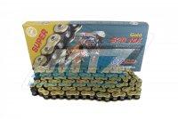 Řetěz ČZ 520 MX (118čl) - netěsněný/ bezkroužkový (zlatý)