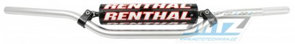 idtka Renthal 79001 CR-LOW (7/8 = 22mm) s polstrem - stbrn