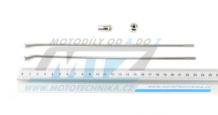 Drt/pice nerezov do kola + Niple 21" - Suzuki DR250 / 90-95 + DR350 / 90-99 + DR650 / 90-91