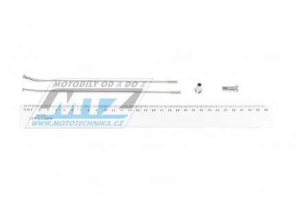 Drt/pice nerezov do kola + Niple 18" - Kawasaki KMX125 / 86-01