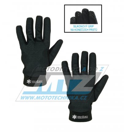 Rukavice S-LINE Winter Sub-Gloves - ern (velikost S)