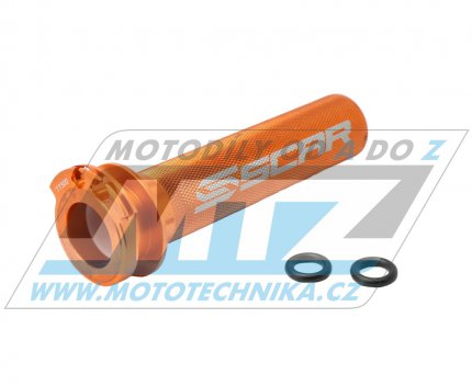 Rukoje plynu hlinkov s loiskem - KTM SXF / 00-15 + EXCF / 98-16 + Husqvarna FE / 14-16 + Husaberg FE + Beta - oranov