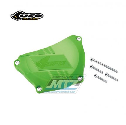 Kryt spojkovho vka UFO Kawasaki KXF250+KX250 / 09-20 - zelen