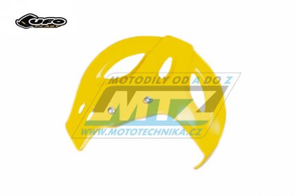 Kryt pednho brzdovho kotoue UFO - Suzuki RM125+RM250 / 92-95 - barva lut