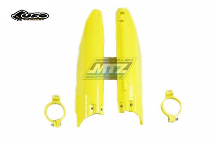 Kryty pednch vidlic Suzuki RM125+RM250 / 01-03 - barva lut