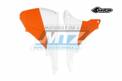 Kryty air-boxu KTM 125+200+250+300EXC / 14-16 + 250+350+450+500EXCF / 14-16 - barva oranovo-bl