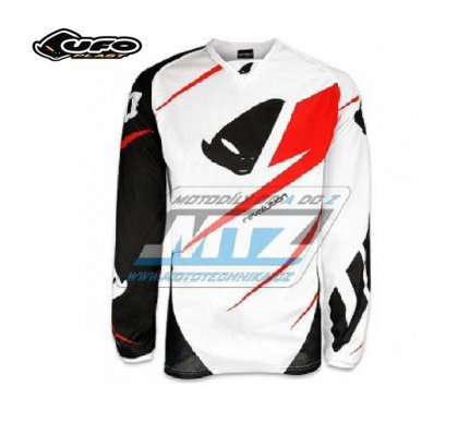 Dres motokros UFO REVOLUTION - erno-blo-erven fl - velikost M