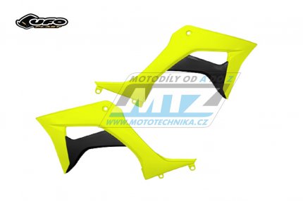 Spojlery Honda CRF110F / 19-25 - barva FLUO luto-ern (neon luto-ern)