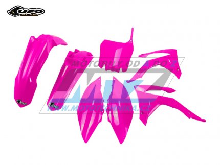 Sada plast Honda CRF450R / 13-16 + CRF250R / 14-17  barva FLUO rov (neon rov)