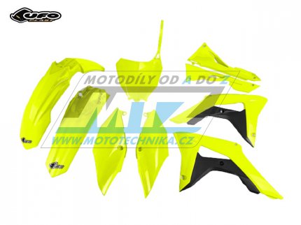 Sada plast Honda CRF250R / 18-21 + CRF450R / 17-20 - barva FLUO lut (neon lut)