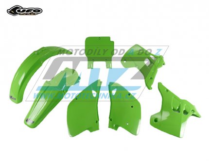 Sada plast Kawasaki KX125+KX250 / 93 - barva zelen