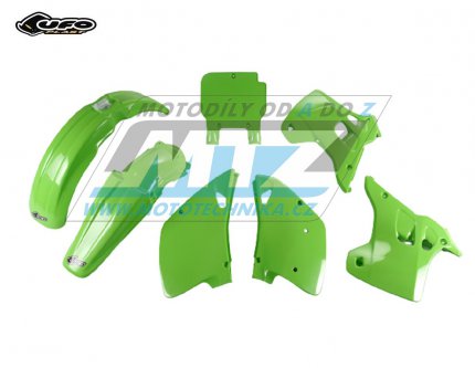 Sada plast Kawasaki KX125+KX250 / 92 - barva zelen