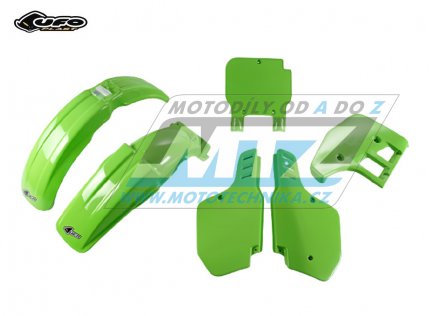 Sada plast Kawasaki KX125 / 89 - barva zelen