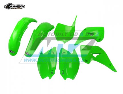 Sada plast Kawasaki KX125+KX250 / 03-08 - barva zelen