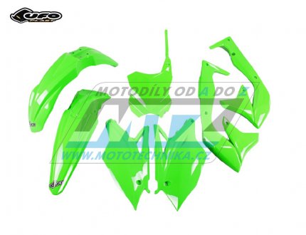 Sada plast Kawasaki KXF450 / 18 - barva FLUO zelen (neon zelen)