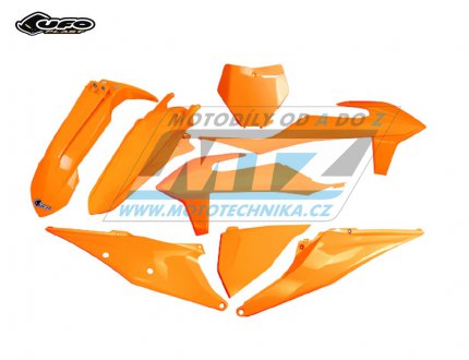 Sada plast KTM 125SX+150SX+250SX + 250SXF+350SXF+450SXF / 19-22 + XC+XCF / 19-22 - barva FLUO oranov (neon oranov)