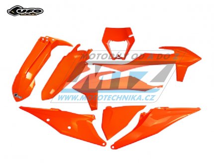 Sada plast KTM 150EXC+250EXC+300EXC + 250EXCF+350EXCF+450EXCF+500EXCF / 20-22 + XC-W+XCF-W / 20-22  barva FLUO oranov (neon oranov)