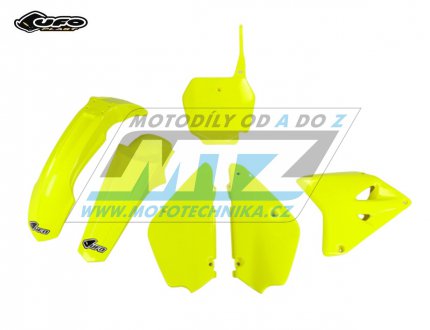 Sada plast Suzuki Restyling RM85 / 00-25  barva FLUO lut (neon lut)