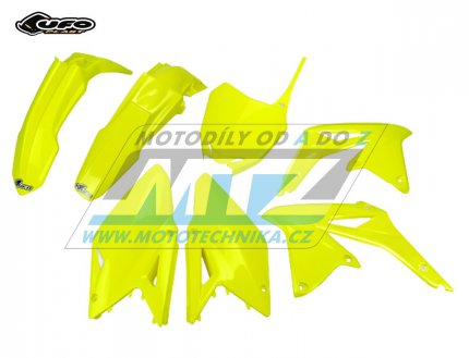 Sada plast Suzuki RMZ450 / 14-17 - barva FLUO lut (neon lut)