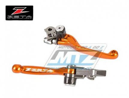 Sada vklopnch pek ZETA PIVOT - ZETA ZE44-4117 - KTM + Husqvarna (brzda Brembo 05-13 / spojka Magura / 09-17) - oranov