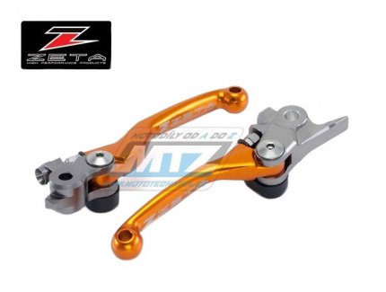 Sada vklopnch pek ZETA PIVOT - ZETA ZE44-4137 - KTM + Husqvarna (brzda Brembo/spojka Magura) - oranov