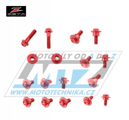 Sada roub na plasty - ZETA ZE88-5062 - Honda CRF450R / 21-24 + CRF250R / 22-24 - erven