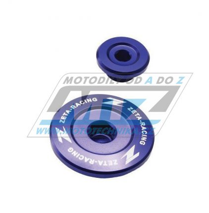 Ztky motoru - ZETA ZE89-1232 - Kawasaki KXF450+KX450 / 09-25 + KXF250+KX250 / 11-25 + KLX450R / 08-15 + KX250X+KX450X - modr