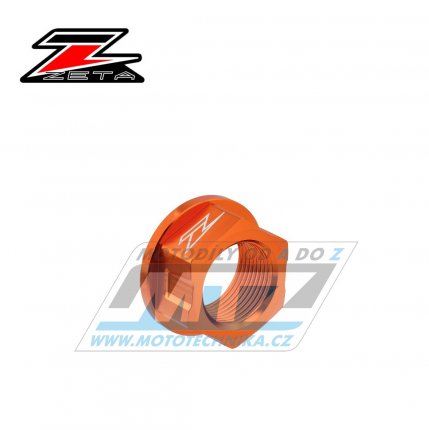 Matice/roub osy zadnho kola ZETA ZE93-8083 - KTM 125SX+250SX + 250SXF+350SXF+450SXF / 23 + Husqvarna TC125+TC250 + FC250+FC350+FC450 - oranov