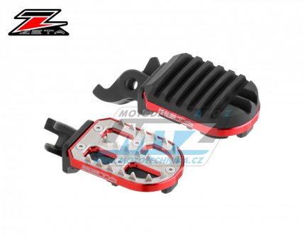 Stupaky ZETA Racing Alu - ZETA ZE93-1022 - Honda CR125+CR250 / 02-07 + CRF150R / 07-25 + CRF250R+CRF450R / 02-25 + CRF250RX+CRF450RX+CRF250X+CRF450X + CRF250L+CRF300L + CRF250Rally + CRF450L - erven