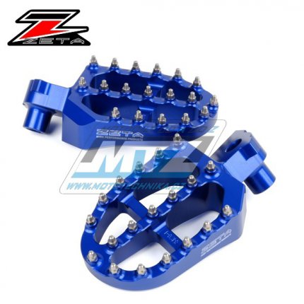 Stupaky ZETA Racing Alu - ZETA ZE93-1623 - Yamaha YZ125+YZ250 / 98-25 + YZF250+YZF450 + YZF250X+YZF450X + YZ125X+YZ250X + WRF250+WRF400+WRF426+WRF450 + 700 Tenere + Honda+Gas-Gas+TM - modr