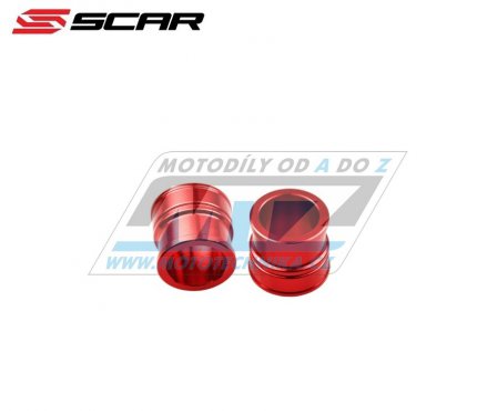 Rozprky na osu pednho kola SCAR - Suzuki RMZ250 / 07-24 + RMZ450 / 05-24 + RMX450Z / 10-19 - erven