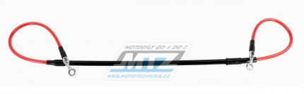 Hadice brzdov pedn Z-WHEEL BRAKE HOSE - ZETA W61-12013 - Honda CR125+CR250+CRF250R+CRF450R + Yamaha YZ125+YZ250+YZF250+YZF450 - erven